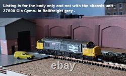 N Gauge Class 37 37800 BR Railfreight Bodyshell Bachmann Farish respray