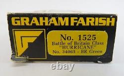 N Gauge Farish 1525 Battle Of Britain Class Hurricane 34065 BR Green Loco