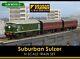 N Gauge Farish 370-062 Suburban Sulzer Train Set Class 24 + 2x Coaches Etc
