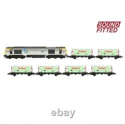 N Gauge Farish 370-221SF DCC SOUND Moving Mountains Train Set -Cl 60 + 6x Wagons