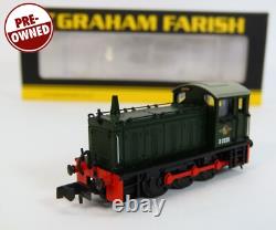 N Gauge Farish 371-055 Class 04 D2225 BR Green Shunter Loco
