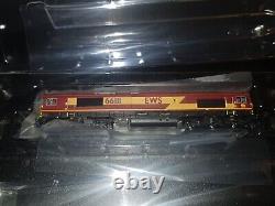 N Gauge Farish 371-384A DCC Ready Class 66 111 EWS Livery Locomotive boxed