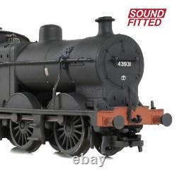 N Gauge Farish 372-065SF DCC Sound 4F with Fowler Tender 43931 BR Black Weathere