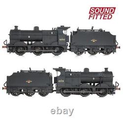 N Gauge Farish 372-065SF DCC Sound 4F with Fowler Tender 43931 BR Black Weathere