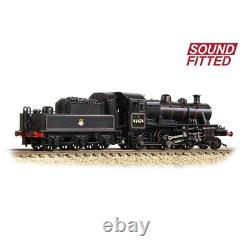 N Gauge Farish 372-626BS DCC Sound LMS Ivatt 2MT 46474 BR Lined Black Loco