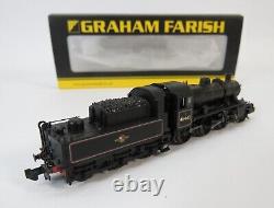 N Gauge Farish 372-628 Ivatt Class 2MT 2-6-0 46443 BR Black Loco