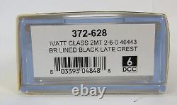 N Gauge Farish 372-628 Ivatt Class 2MT 2-6-0 46443 BR Black Loco