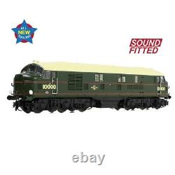N Gauge Farish 372-916SF DCC SOUND LMS 10000 BR Lined Green Loco (Late Crest)