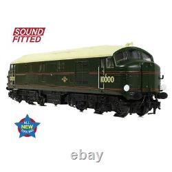 N Gauge Farish 372-916SF DCC SOUND LMS 10000 BR Lined Green Loco (Late Crest)