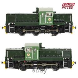 N Gauge Farish 372-950ASF DCC SOUND Class 14 D9522 BR Green (Wasp Stripes) Loco