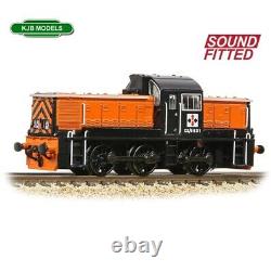 N Gauge Farish 372-954SF DCC SOUND Class 14 D2/9531 NCB British Oak Orange Black