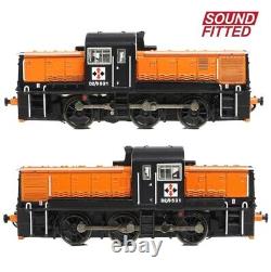 N Gauge Farish 372-954SF DCC SOUND Class 14 D2/9531 NCB British Oak Orange Black
