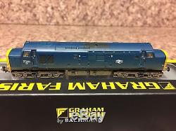 N Gauge Farish Class 37 Diesel 371-455 BR Blue Factory Weathered DCC Fitted
