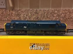 N Gauge Farish Class 37 Diesel 371-455 BR Blue Factory Weathered DCC Fitted