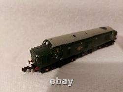 N Gauge Farish Class 37 No. D6707 in BR Green livery. DCC SOUND