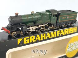 N Gauge GRAHAM FARISH No. 1444 GWR Castle Class Locomotive'Clun Castle' 7029