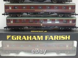 N Gauge G Farish Rake Of 6 X Br Maroon Coaches Used Excellent 1 Boxed (n82)