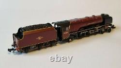 N Gauge Graham Farish 46229 Duchess of Hamilton BR Maroon DCC Ready PERFECT