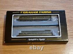 N Gauge Graham Farish Class 108 DMU BR Green SPEED WISKERS DCC Ready MINT