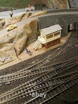 N Gauge Layout Including Locos & Rolling Stock