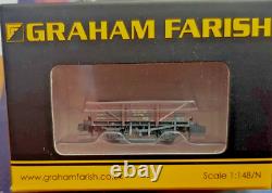 N Gauge Rolling Stock Graham Farish 5 Plank UCV China Clay Wagon Bauxite X 6