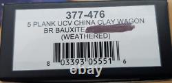 N Gauge Rolling Stock Graham Farish 5 Plank UCV China Clay Wagon Bauxite X 6