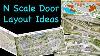 N Scale Layout On A Door Ideas