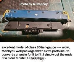 N gauge Bodyshell Class 81 018 AC Electric Locomotive Requires Farish Chassis