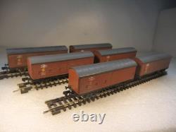 N gauge Farish 6x VAB Vans / Wagons ABN Bauxite Lightly Weathered Good Unboxed