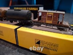 N gauge Graham Farish TTA tank wagons x 3 and brake van set