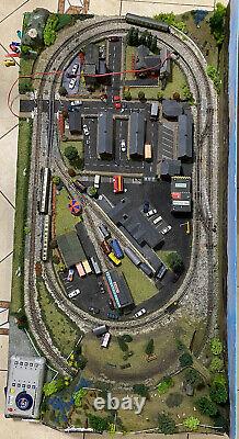 N gauge model railway layout Job Lot, Bachmann Graham Farish DCC With Lights