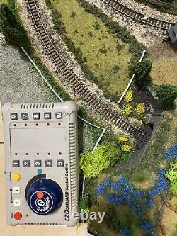 N gauge model railway layout Job Lot, Bachmann Graham Farish DCC With Lights