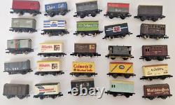 PECO / GRAHAM FARISH / LIMA N Gauge Van / Wagons Joblot x 25 COLMANS, SALT, KNOW