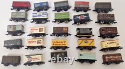 PECO / GRAHAM FARISH / LIMA N Gauge Van / Wagons Joblot x 25 COLMANS, SALT, KNOW