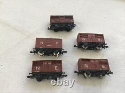 PECO / GRAHAM FARISH N GAUGE JOB LOT OF 10x VARIOUS NE BROWN WAGONS