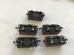 PECO / GRAHAM FARISH N GAUGE JOB LOT OF 10x VARIOUS NE BROWN WAGONS