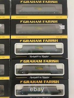 REDUCED Used Farish N gauge HHA Wagon Freightliner some weathered. X 10
