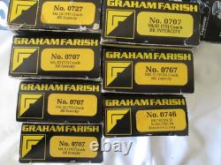Rake of 7 Graham Farish N Gauge Executive carriages including 1st class & buffet