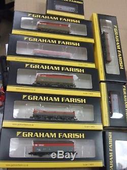 Rake of 9 Graham Farish railfreight wagons including tta x 3 all brand new