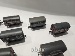 Rake of Graham Farish Peco N Gauge LMS Box Vans