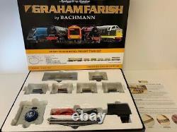 Rare Graham Farish N Gauge 370-201 Diesel Freight Set'sea King' Loco & Wagons