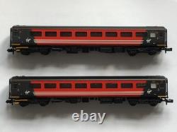 Set of 2 Graham Farish N Gauge Mk2F TSO Coaches in Virgin Trains livery