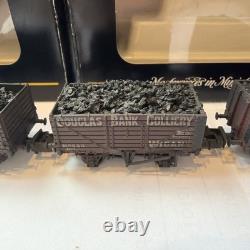 Set of 6 Graham Farish 377-076 N Gauge 7 Plank Wagon Douglas Bank. Weathered