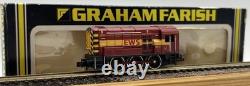 Working Graham Farish 100G Class 08 Shunter 08921 in EWS Livery N Gauge Boxed
