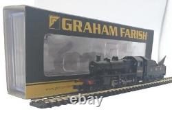 Working Graham Farish N Gauge 372-627 Lms Black Class Ivatt 2mt 2-6-0 6404 Loco