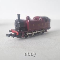 Working N Gauge Graham Farish 583 0-6-0T Locomotive Maroon Model Railway Boxed