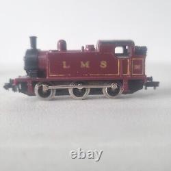 Working N Gauge Graham Farish 583 0-6-0T Locomotive Maroon Model Railway Boxed