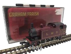 Working N Gauge Graham Farish 583 0-6-0T Maroon Loco Model Railway Boxed