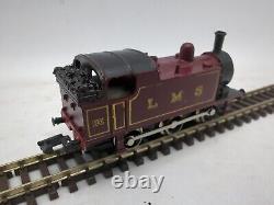 Working N Gauge Graham Farish 583 0-6-0T Maroon Loco Model Railway Boxed